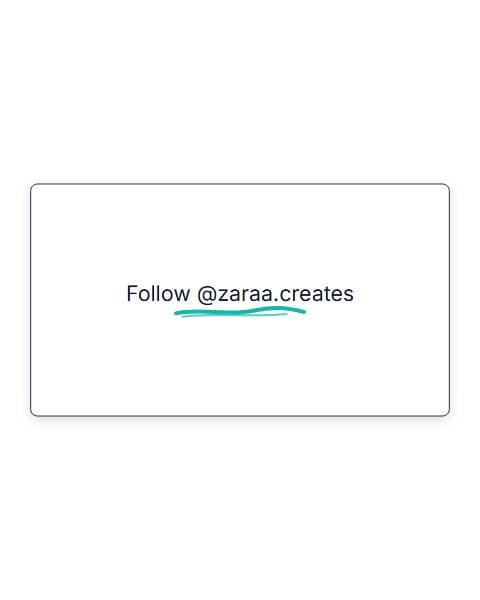 Follow Handle Card preview