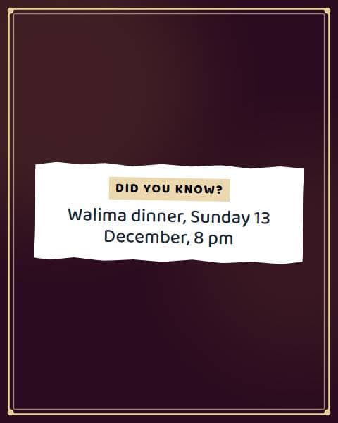 Walima Dawat Card preview