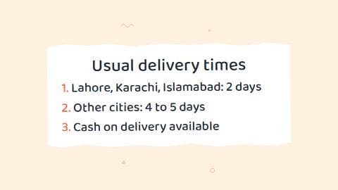 عمومی سوالات: ڈیلیوری preview