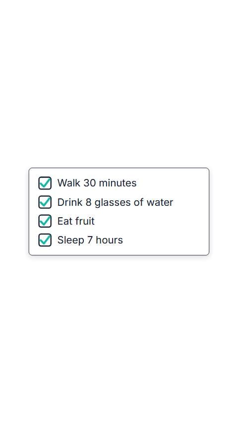 4 Daily Health Tips preview