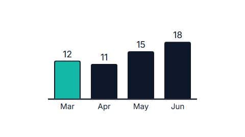 Monthly Sales Bars preview