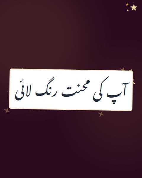 کامیابی پر مبارک باد preview