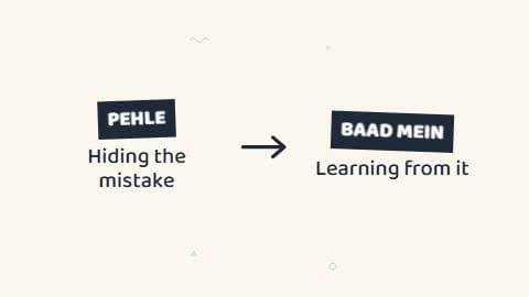 Mistake to Lesson preview